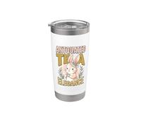 Té Antquated Elegance Bunny Party Time Vintage Lover Vibes Vaso térmico de acero inoxidable de doble pared