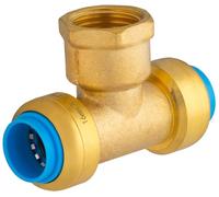 Te Automática Universal Ø16 Hembra 1/2 | Conexión Rápida y Segura | Sistema PUSH-FIT para Agua Potable y Calefacción | Instalación Sin Herramientas | QUICK PLOMBERIE