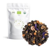 Té Azul Oolong de Naranja y Coco a Granel 100 Gramos - My Tea Moments - Cultivo Sostenible - Ingredientes Naturales: Té China Oolong combinado con Coco, Dátil, Malva, Manzana, Naranja.