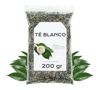 Te Blanco 200g - Infusion Te Blanco - Te Blanco a Granel - Infusión de Hierbas - Propiedades Naturales (200 gr, Té Blanco)