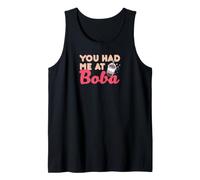 Té Boba a Juego Love You Had Me At Boba Camiseta sin Mangas
