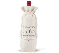 Te casarás con nosotros, regalo oficial de boda, propuesta oficial, combina bien con deberes oficiales, idea de regalo oficial, regalo oficial, regalo oficial para hombres, bolsas de vino