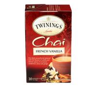 Té Chai De Vainilla Francesa 20 Bolsas (Caja De 6)