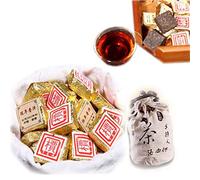 Té chino Pu'er 500 g （1.1LB tea Té de Puertas maduras Té negro Té cuadrado pequeño Ladrillo de té Árboles viejos Pu erh té Cuidado de la salud P