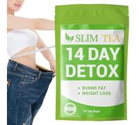 Té De 14 Días Para Pérdida De Peso, Té Hierbas Con Flores Y Frutas, Desintoxicante Para Bajar Peso, Limpia El Estómago, Antigrasa, Facilita El Tránsito Intestinal, Una Dieta Saludable, 3gx14 Bolsitas