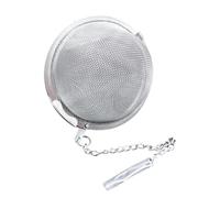 Té de acero inoxidable, de acero inoxidable, té de inoxidablee, filtro de cadena de filtro pequeño | Herramienta práctica duradera para tés de hierbas especias hojuelas de hierbas