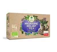 Té de alivio de migraña orgánico / 25 x 2 g / Dary Natury / Melissa y Valeriana / Relajación / Hedgenettle común