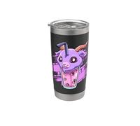 Té De Burbujas «Baphomet» De Estilo Anime Kawaii Vaso térmico de acero inoxidable de doble pared