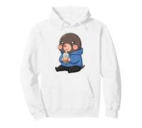Té de Burbujas de Topo Kawaii Boba Cute Sudadera con Capucha