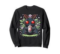 Té de Burbujas Mothman Boba Tea Kawaii Sudadera