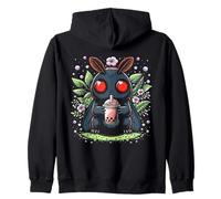 Té de Burbujas Mothman Boba Tea Kawaii Sudadera con Capucha