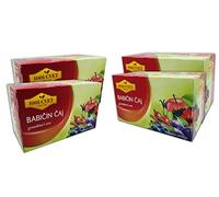 Té de frutas de las montañas de los Alpes - El mejor té de hierbas con sabor a ciruela y canela 4 paquetes por 20 bolsas (80 bolsas de té) (Bolsas de té de la abuela - 80 bolsas)