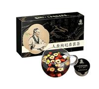 Té de ginseng, bayas de goji y morera 150 g (10 latas) de hierbas enlatadas portátiles(1pcs)