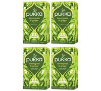 Té de hierba de limón y jengibre Pukka - 20 sobres (paquete de 4)