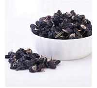 Té de hierbas con bayas de goji negras silvestres y aroma original de China con lirios secos como alimento ecológico El té de hierbas tiene un sabor intenso y suave (250g)