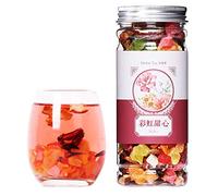 Té de hierbas de fórmula antigua - Té chino - Rosa - Té de frutas alimento verde sin aditivos té perfumado original de China sabor intenso a frutas dulce suave enlatado (200g Té de frutas)