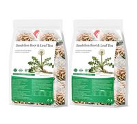 Té De Hierbas De Raíz Y Hoja De Diente De León, 30 Bolsas Envueltas Individualmente (5 G Cada Una), Infusión Natural De Desintoxicación Y Apoyo Digestivo(2pcs)