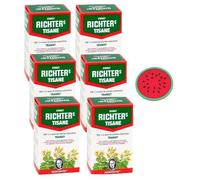 Té de hierbas Ernst Richter Transit - Lote de 6 cajas de 20 infusiones con 1 platillo de silicona ...