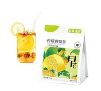 Té de higo, fruta de cactus y limón, una fruta de verano, envase triangular de 75 g (5 g x 15 bolsas), se puede preparar en frío o en caliente(2pcs)