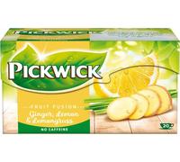 Té de jengibre y limón con limoncillo Pickwick Fruit Fusion 20 x 2 g