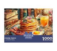 Té de la Tarde Puzzle 1000 Piezas Comida, Clásicos Rompecabezas De Bricolaje, De Noches De Juegos Desafiantes, Regalo, para Adultos Y Niños A Partir De 12 Años 38x26cm/1000pcs