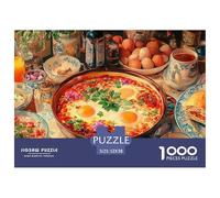Té de la Tarde Puzzle 1000 Piezas Comida, Clásicos Rompecabezas De Bricolaje, Desafío, Adultos Y Niños A Partir De 12 Años 52x38cm/1000pcs