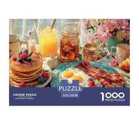 Té de la Tarde Puzzle 1000 Piezas Comida, Clásicos Rompecabezas De Bricolaje, Entretenimiento Creativo, Regalo, para Adultos Y Niños A Partir De 12 Años 52x38cm/1000pcs