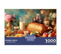 Té de la Tarde Puzzle 1000 Piezas Comida, Clásicos Rompecabezas De Bricolaje, Juego Familiar, Colección De Arte, para Adultos Y Niños A Partir De 12 Años 38x26cm/1000pcs