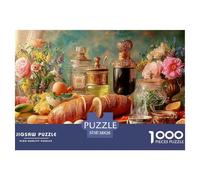 Té de la Tarde Puzzle 1000 Piezas Comida, Clásicos Rompecabezas De Bricolaje, Juego Familiar, Puzzles Gift, para Adultos Y Niños A Partir De 12 Años 38x26cm/1000pcs