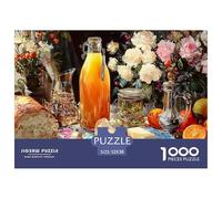 Té de la Tarde Puzzle 1000 Piezas Comida, Diversión Rompecabezas De Bricolaje, Desafío Ideal, Puzzles Gift, para Adultos Y Niños A Partir De 12 Años 52x38cm/1000pcs