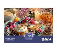 Té de la Tarde Puzzle 1000 Piezas Comida, Diversión Rompecabezas De Bricolaje, Entretenimiento Creativo, Colección De Arte, para Adultos Y Niños A Partir De 12 Años 70x50cm/1000pcs