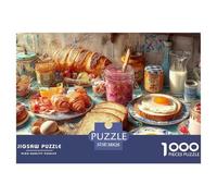 Té de la Tarde Puzzle 1000 Piezas Comida, Diversión Rompecabezas De Bricolaje, Hobby Creativo, Colección De Arte, para Adultos Y Niños A Partir De 12 Años 38x26cm/1000pcs