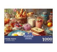Té de la Tarde Puzzle 1000 Piezas Comida, Diversión Rompecabezas De Bricolaje, Juego Familiar, Colección De Arte, para Adultos Y Niños A Partir De 12 Años 38x26cm/1000pcs