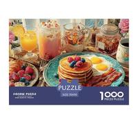 Té de la Tarde Puzzle 1000 Piezas Comida, Entretenimiento Rompecabezas De Bricolaje, Desafío, Adultos Y Niños A Partir De 12 Años 70x50cm/1000pcs