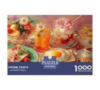 Té de la Tarde Puzzle 1000 Piezas Comida, Entretenimiento Rompecabezas De Bricolaje, Entretenimiento Creativo, para Adultos Y Niños A Partir De 12 Años 38x26cm/1000pcs