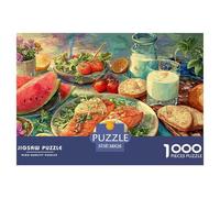 Té de la Tarde Puzzle 1000 Piezas Comida, Entretenimiento Rompecabezas De Bricolaje, Juego Familiar, Regalo, para Adultos Y Niños A Partir De 12 Años 38x26cm/1000pcs