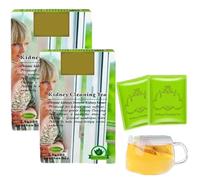 Té de limpieza de riñones, té chino nutritivo a base de hierbas para el hígado, té de limpieza de riñones, para hombres y mujeres (2pcs)