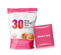 Té De Melocotón For Adelgazar Durante 30 Días: Té Desintoxicante, Adelgazante Y Quemagrasas, 3 G X 30 Bolsitas(2PCS)