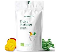 TE DE MORINGA Y ALBARICOQUE 100% Orgánico (50 Tazas) | MORINGA INFUSION con Estevia Natural, Albaricoque, Hoja de Mora y Mango REPLANTEA®