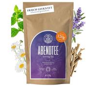 Té de Noche Monte Nativo (120 g) - Infusión relajante de hierbas sueltas con melisa, valeriana, manzanilla, lavanda, menta y pasiflora - Para paz interior, buenas noches y pequeño regalo