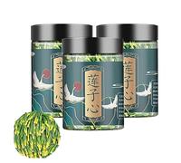 Té de núcleo de semilla de loto para hombres, Té de loto Plumule nutritivo de riñón, Té de protección renal, Té Lian Zi Xin, Té de riñón nutritivo chino (3box)