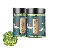 Té de núcleo de semilla de loto para hombres, Té de loto Plumule nutritivo de riñón, Té de protección renal, Té Lian Zi Xin, Té de riñón nutritivo chino (2box)