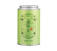 Té de primavera Tieguanyin, aroma fuerte, lata de 250 g, licor brillante, alto aroma, sabor suave, regusto dulce y duradero(1pcs)