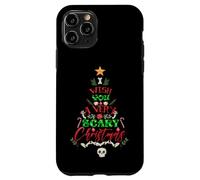 Te Deseo un suéter Feo de árbol de Esqueleto de Navidad Muy Aterrador Carcasa para iPhone 11 Pro