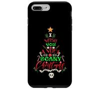 Te Deseo un suéter Feo de árbol de Esqueleto de Navidad Muy Aterrador Carcasa para iPhone 7 Plus/8 Plus