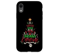 Te Deseo un suéter Feo de árbol de Esqueleto de Navidad Muy Aterrador Carcasa para iPhone XR