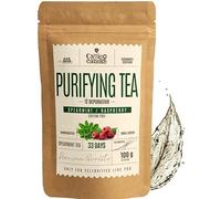 Te Detox Spearmint Tea | Te de Menta Hierbabuena con Hinojo, Anís, Alcaravea y Frambuesa | Infusión Digestiva y Depurativa sin Cafeína | Infusiones a Granel con Ingredientes Naturales | 100 g