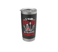 Te encontraré y te mezclaré, cosmetóloga y maquilladora Vaso térmico de acero inoxidable de doble pared