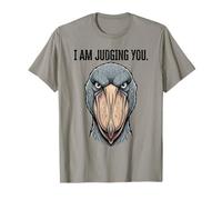 Te Estoy Juzgando Shoebill Cigüeña Mirada Graciosa Pájaro Meme Camiseta