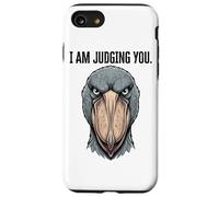 Te Estoy Juzgando Shoebill Cigüeña Mirada Graciosa Pájaro Meme Carcasa para iPhone SE (2020) / 7/8